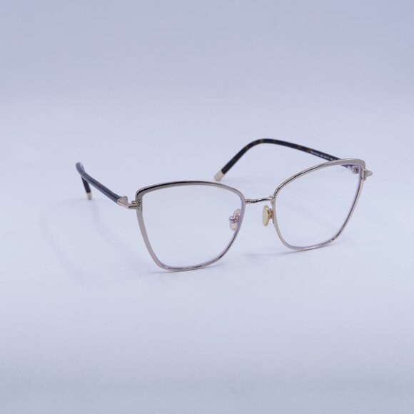 🕶️ New Tom Ford FT5740-B 028 Eyeglasses - Shiny Rose Gold Frame - Picture 4 of 9